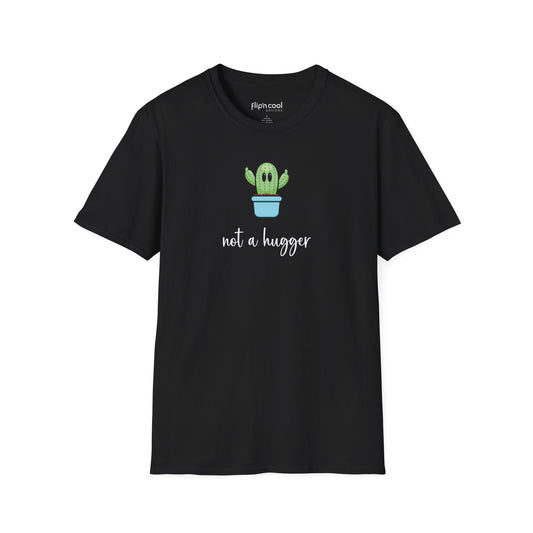 Flippy Cactus 'Not a Hugger' - Men's Tee