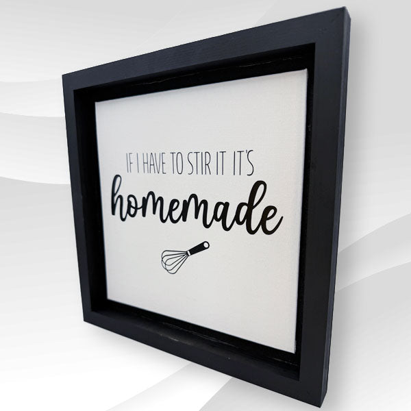 Homemade Wooden Sign - Large & Small